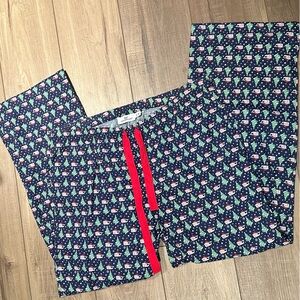 Women s Vineyard Vines Christmas Longe Pants w/Drawstring Size Medium